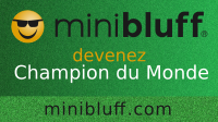 Laurène joue au Minibluff